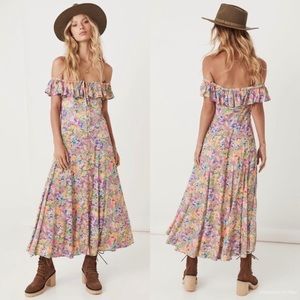 NWT Spell & The Gypsy Collective Dolly Off The Shoulder Maxi Sundress